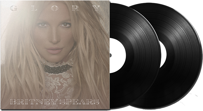 Britney Spears Glory Album Vinyl PNG image