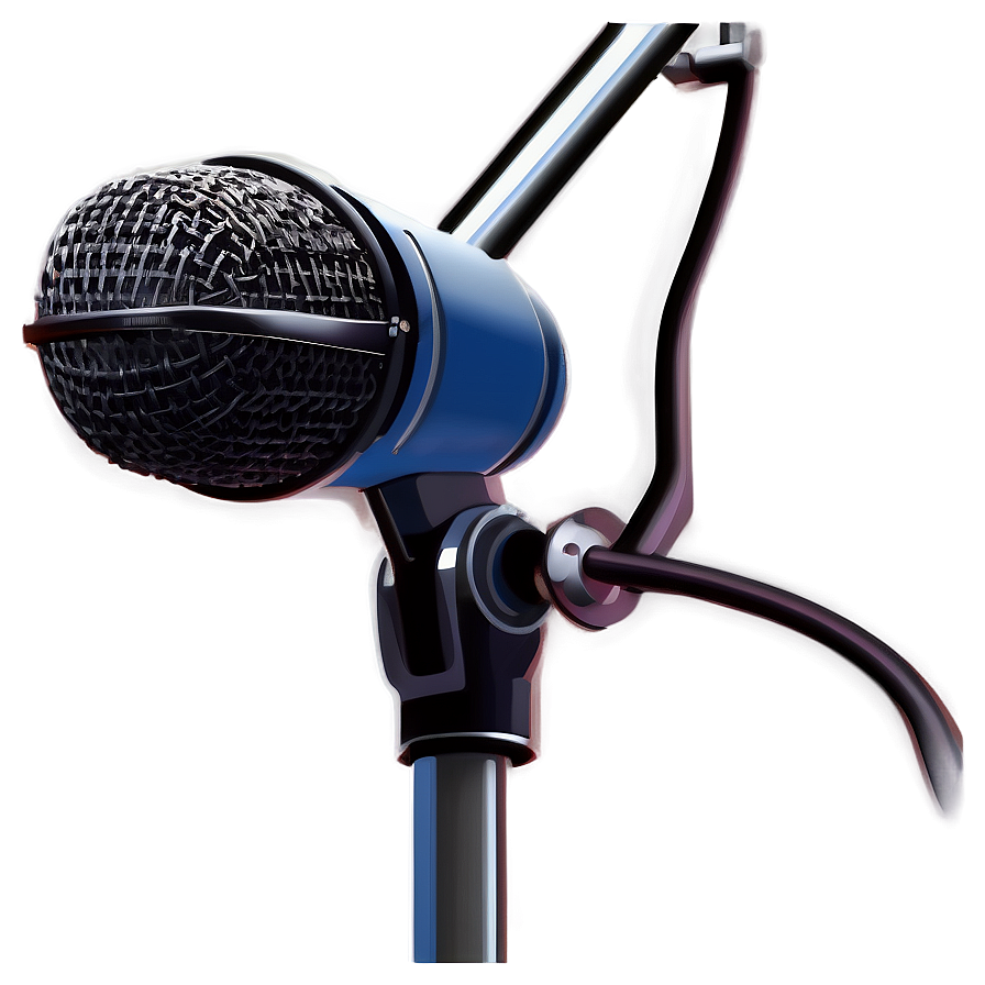 Broadcast Grade Podcast Mic Png 06202024 PNG image