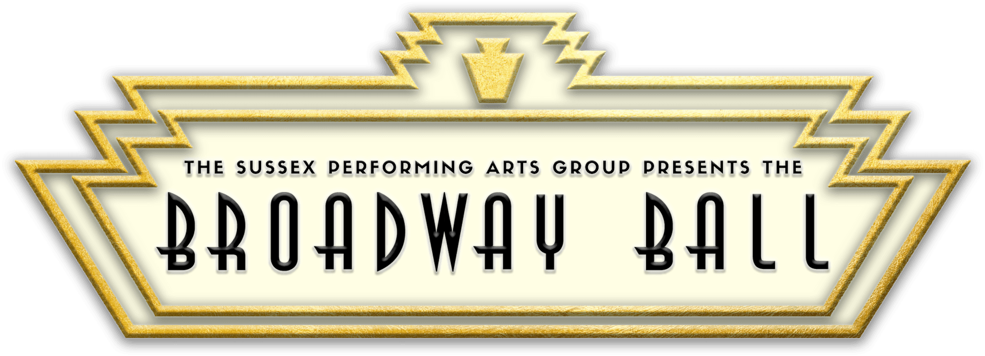 Broadway Ball Marquee Sign PNG image