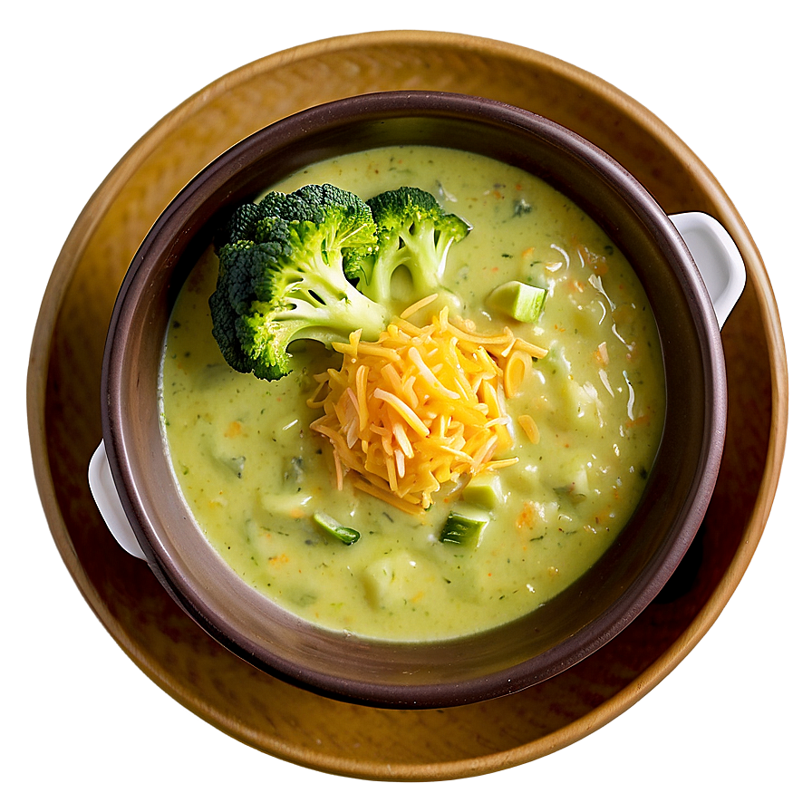 Broccoli Cheddar Soup Png 05242024 PNG image