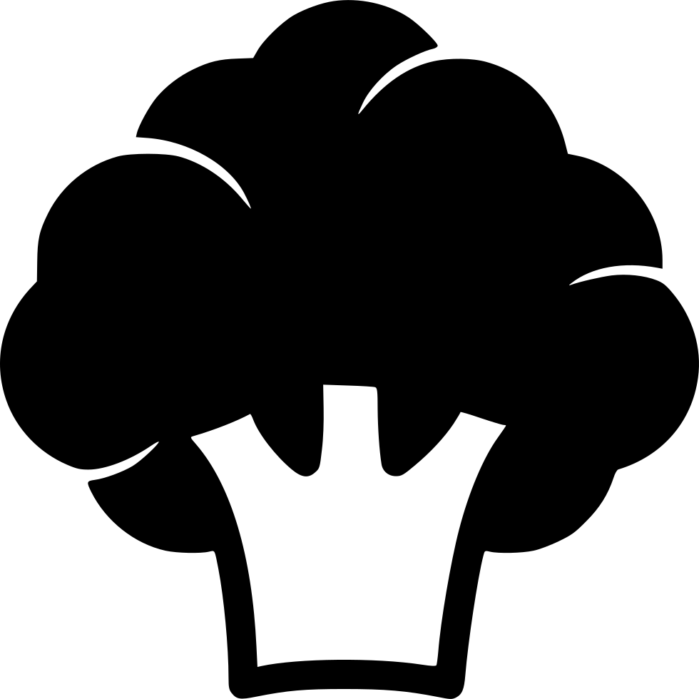 Broccoli Icon Silhouette PNG image