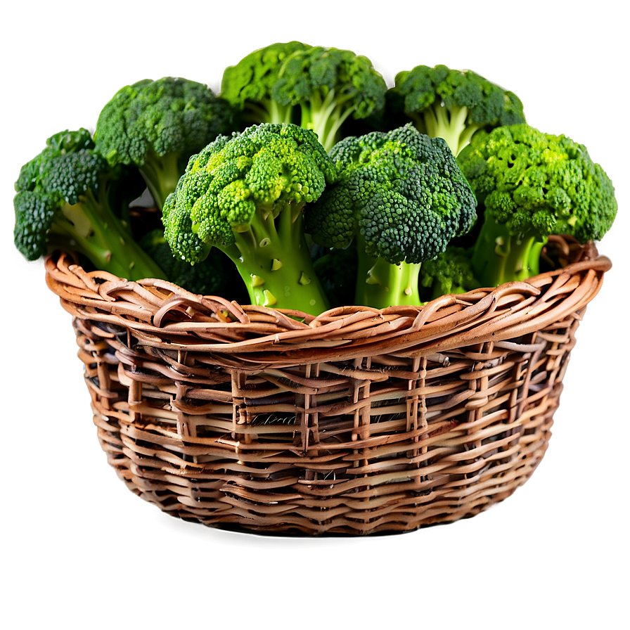 Broccoli In Basket Png Mxx40 PNG image