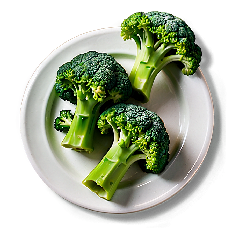 Broccoli On Plate Png 76 PNG image