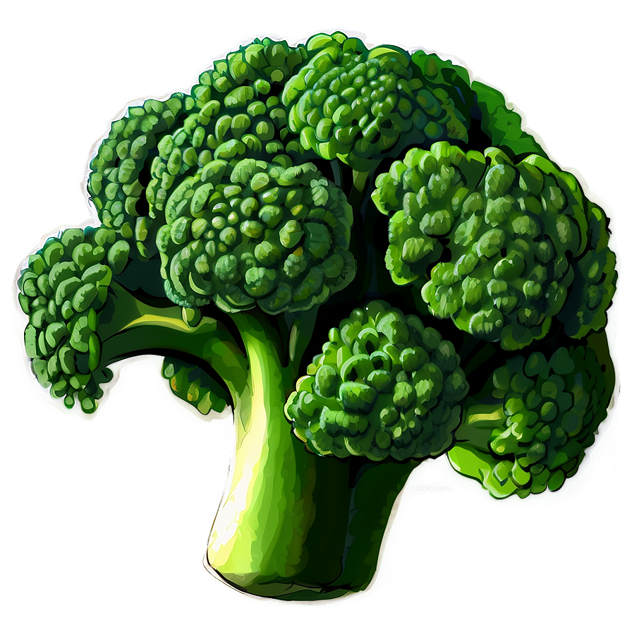 Broccoli Sketch Png 19 PNG image
