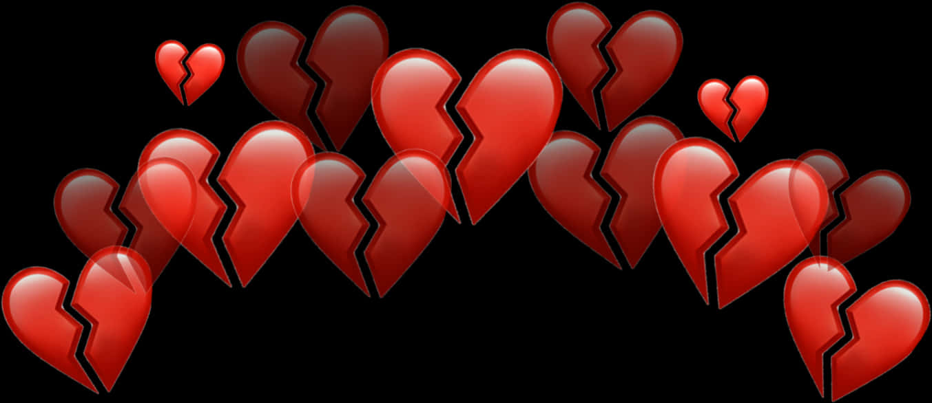 Broken Heart Concept Illustration PNG image