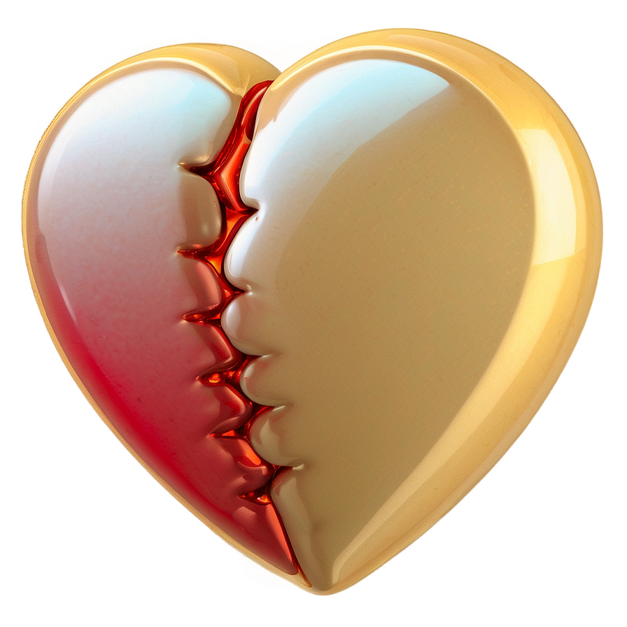 Broken Heart Emoji A PNG image