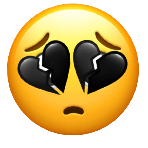 Broken Heart Emoji PNG image