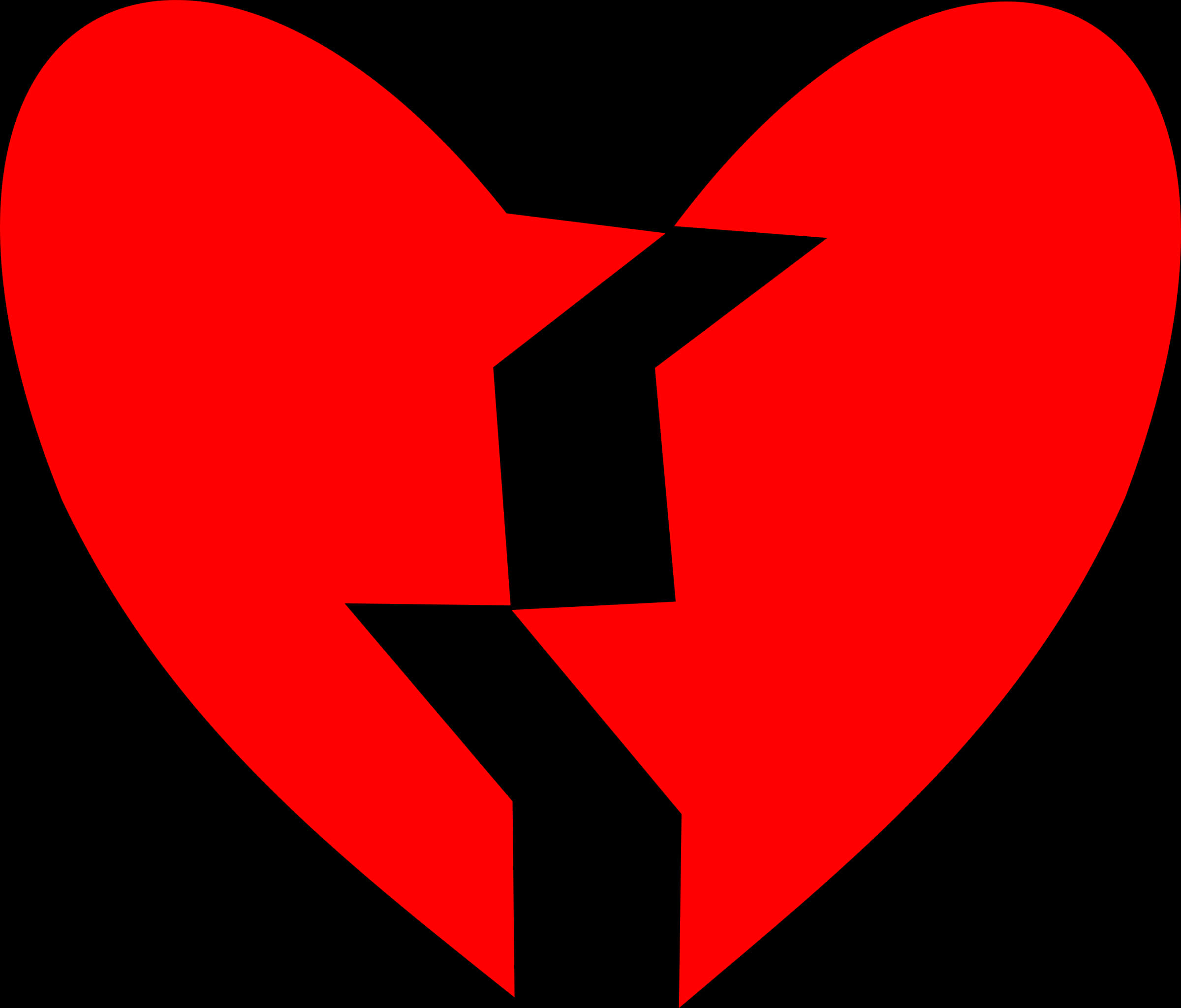 Broken Heart Graphic PNG image