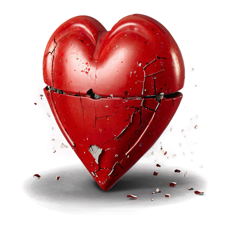 Broken Heart Graphic Png A PNG image