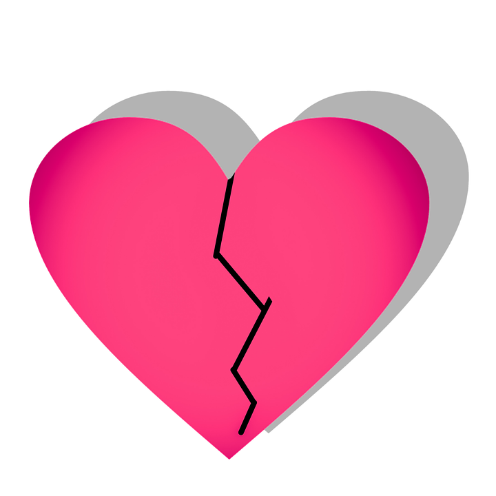 Broken Heart Illustration PNG image