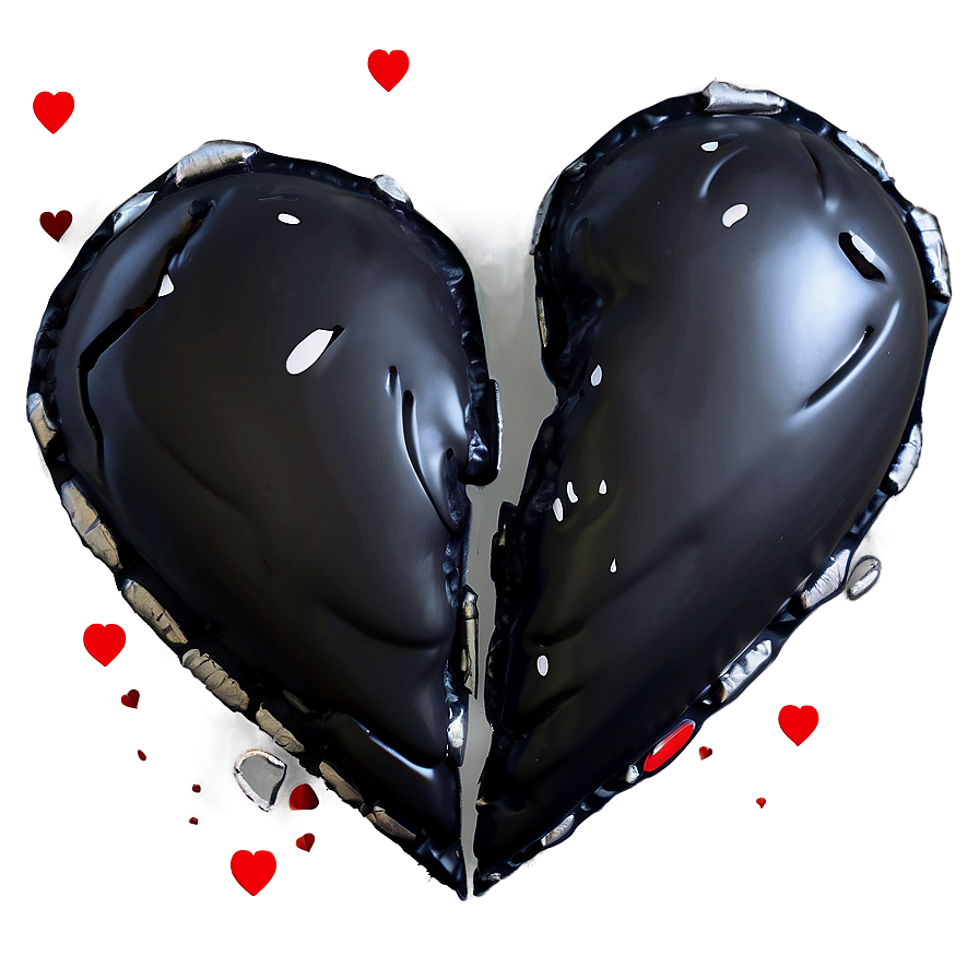 Broken Heart Sentiment Emoji Png 06122024 PNG image