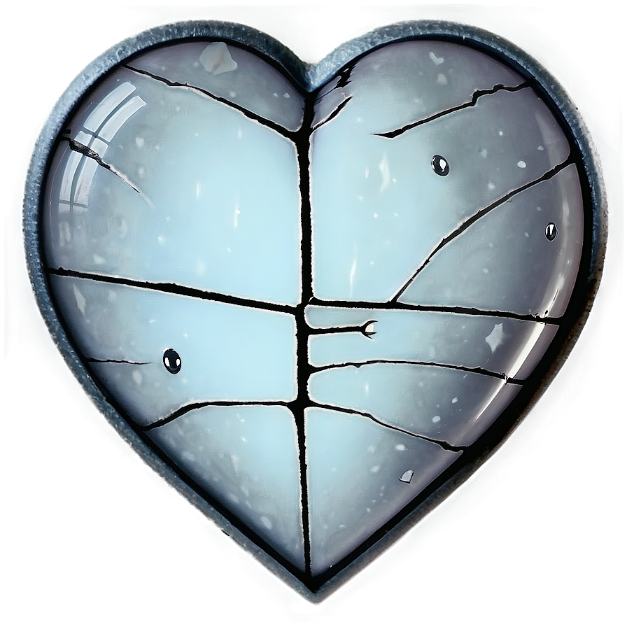 Broken Heart With Tears Png 05212024 PNG image