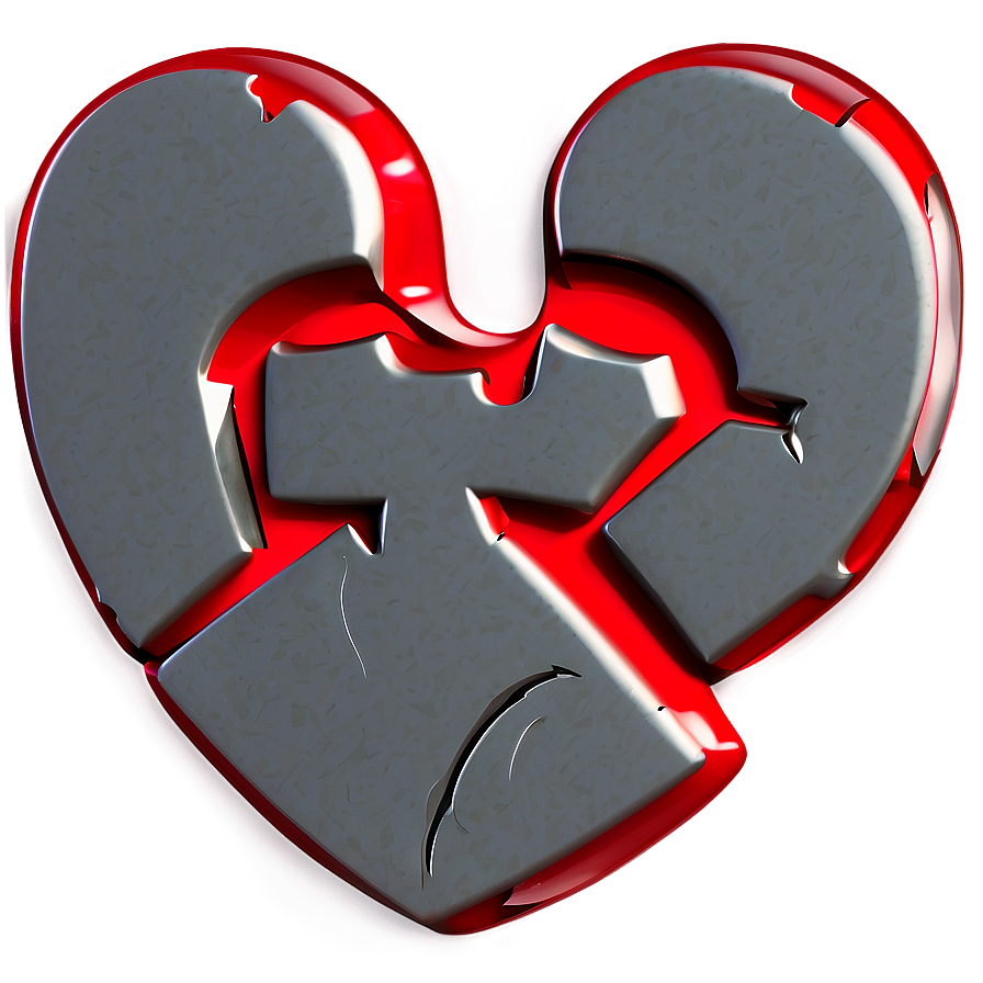 Broken Love Symbol Emoji Png Ubu21 PNG image