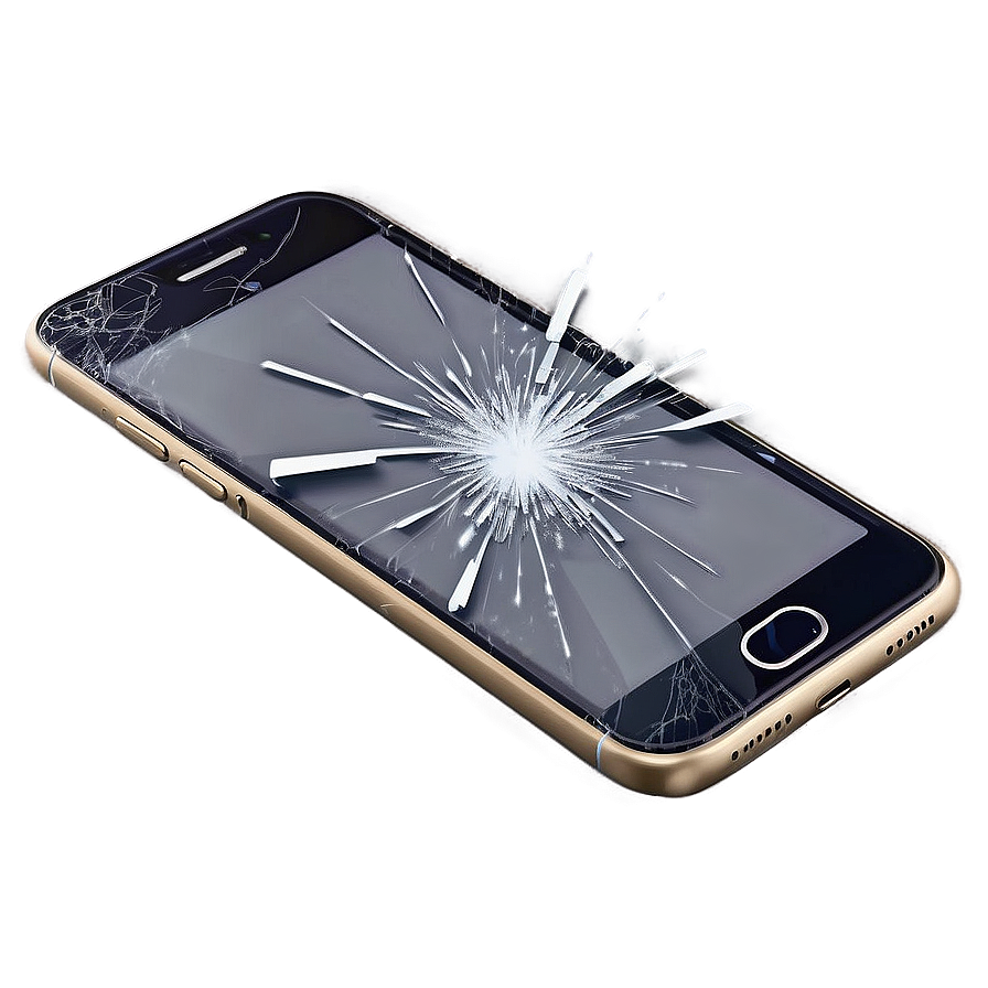 Broken Phone Screen Realistic Png Jme PNG image