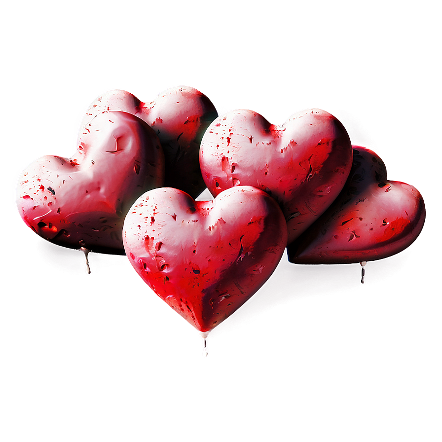 Broken Red Hearts Image Png Dsx PNG image