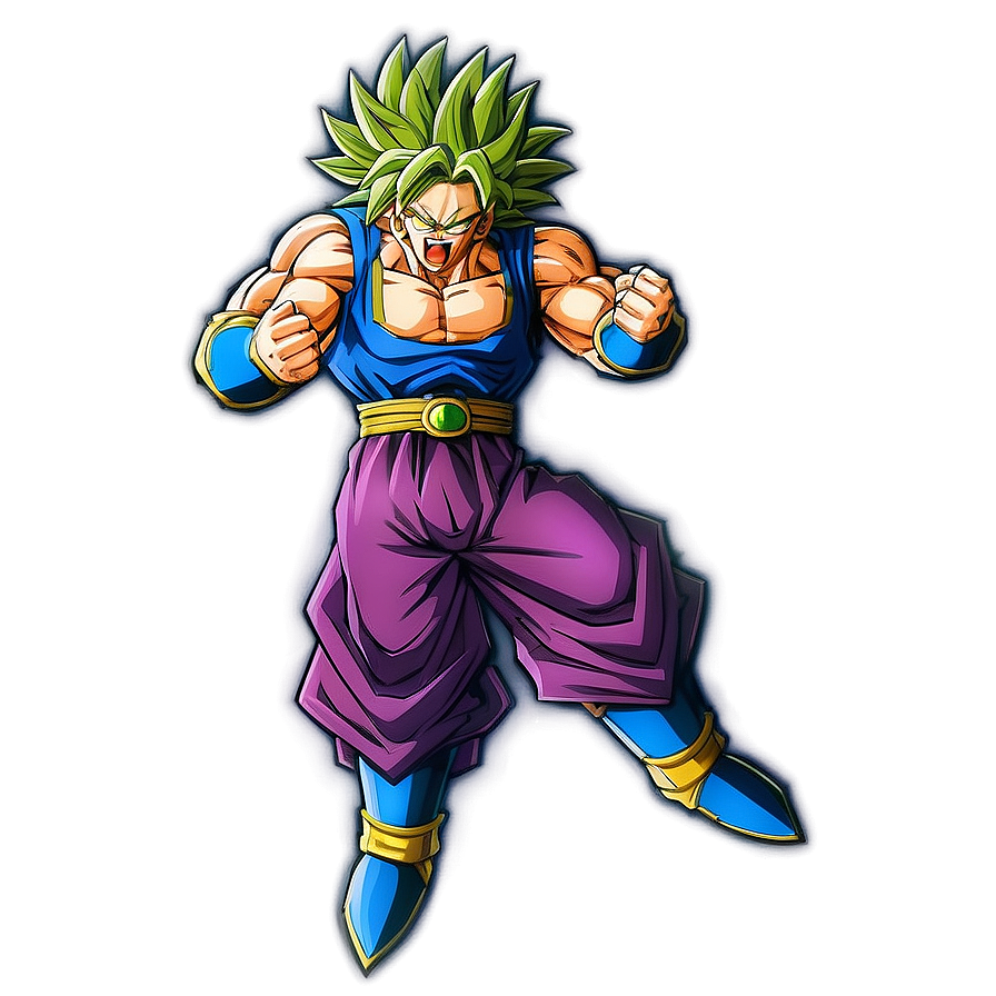 Broly Rage Mode Png 05062024 PNG image