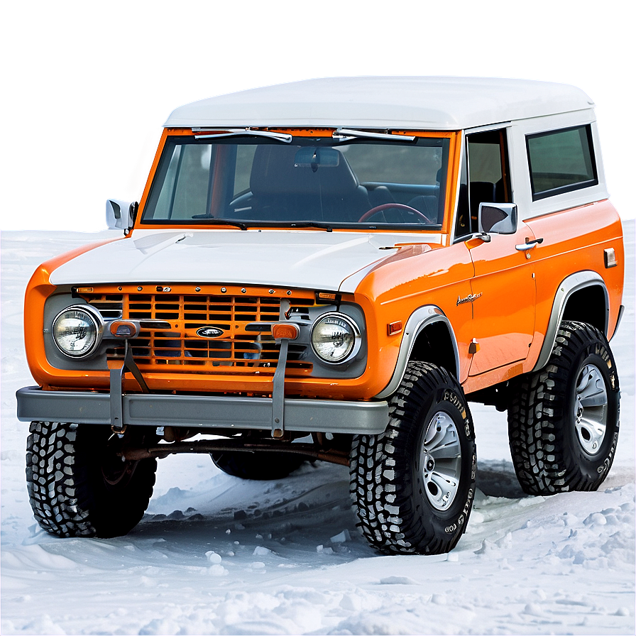 Bronco In Snow Png 34 PNG image