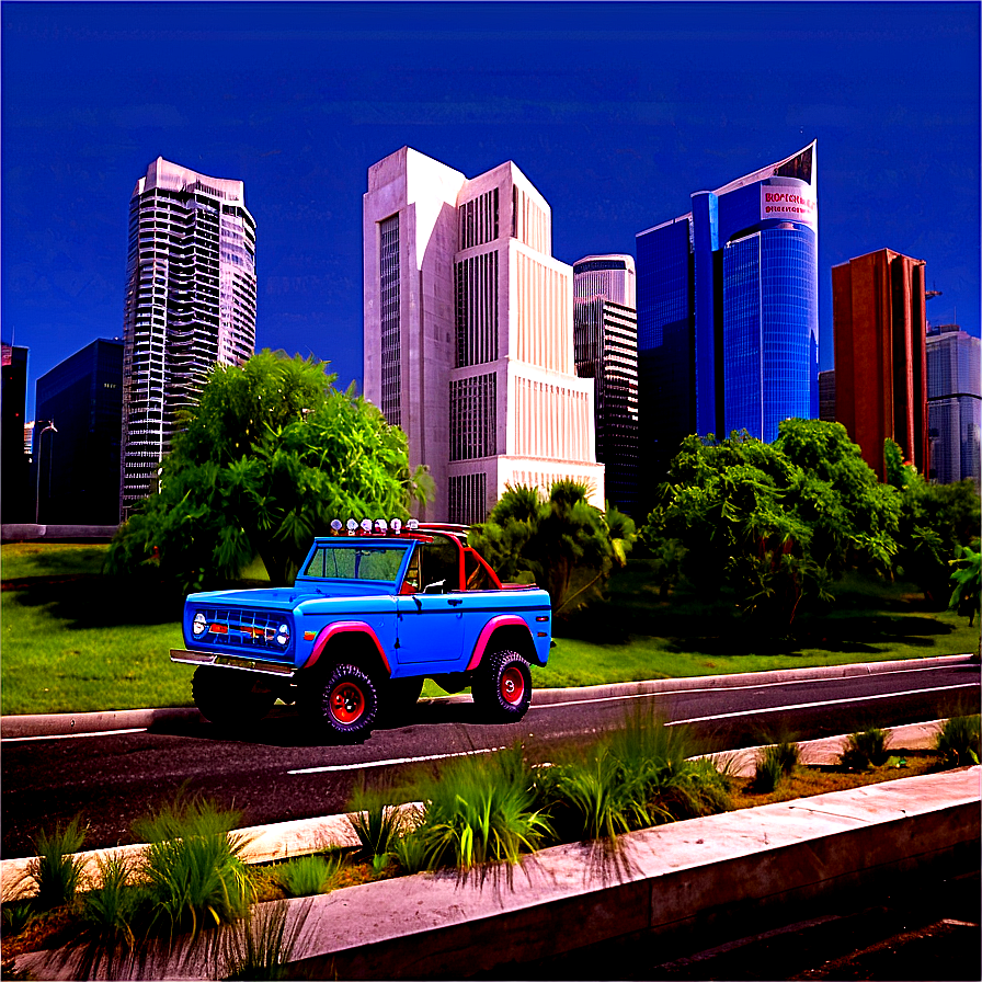 Bronco In The City Png 80 PNG image