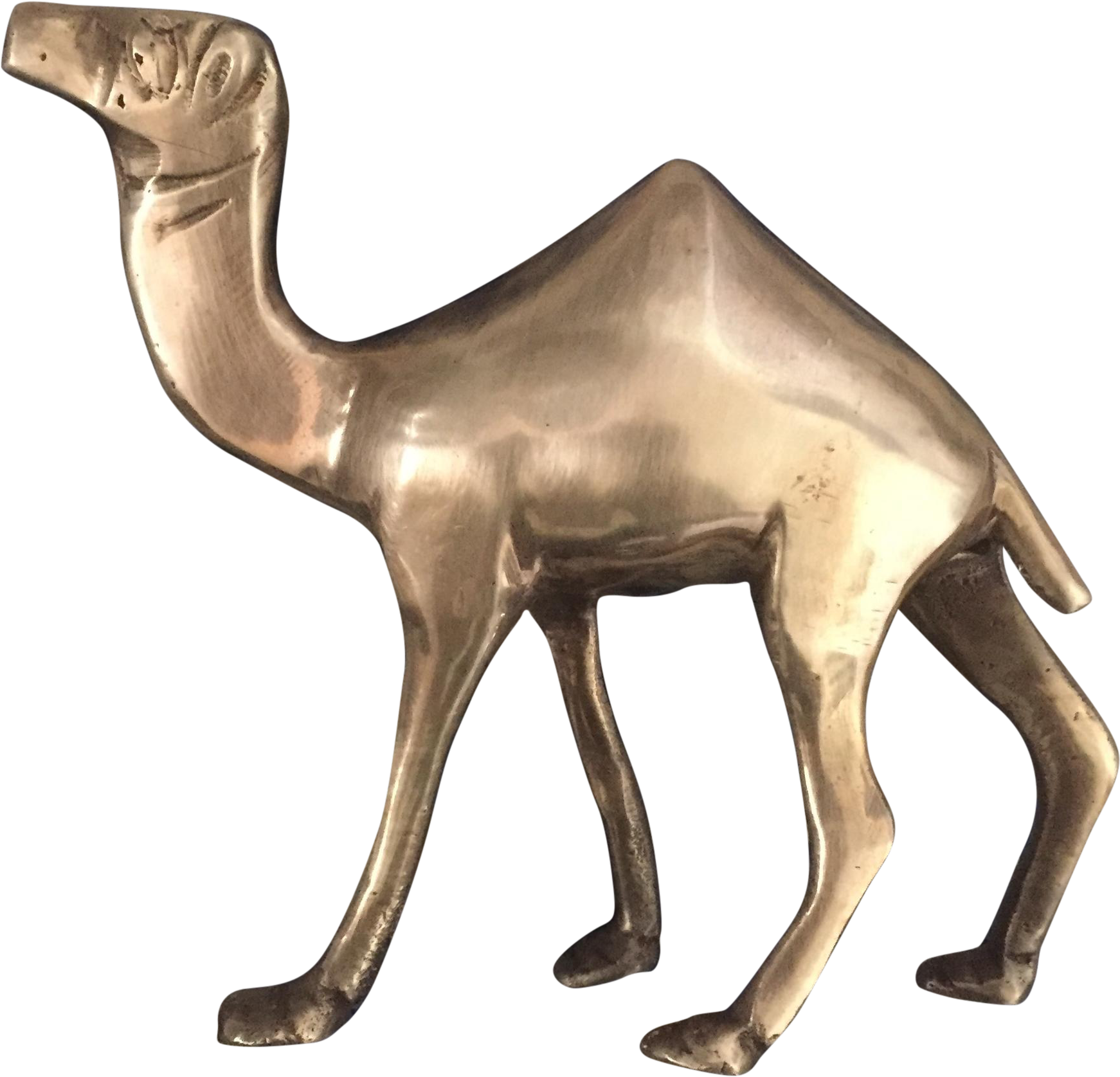 Bronze Camel Sculpture PNG image