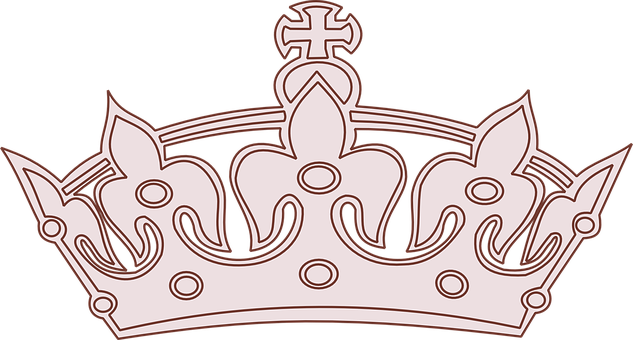 Bronze Crown Graphic PNG image