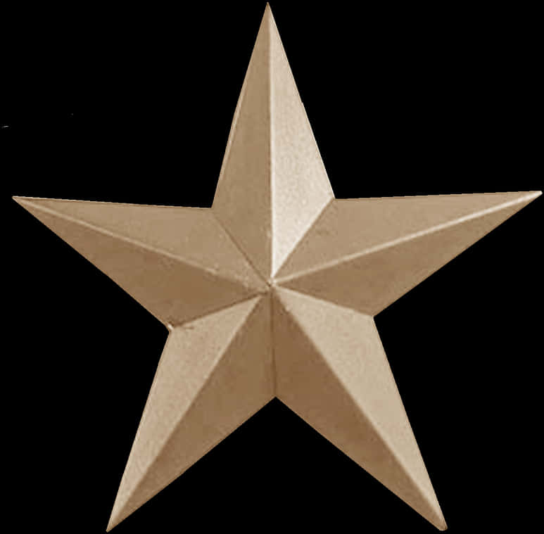 Bronze Star Sculpture PNG image