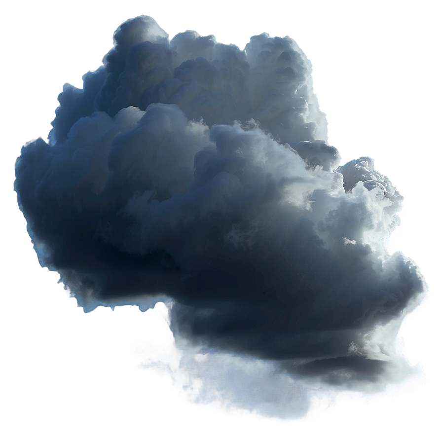 Brooding Black Clouds Png 06252024 PNG image