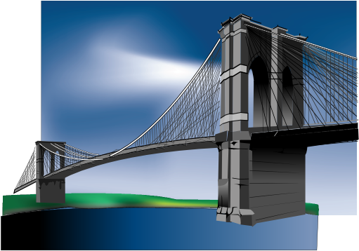 Brooklyn Bridge Illustration PNG image