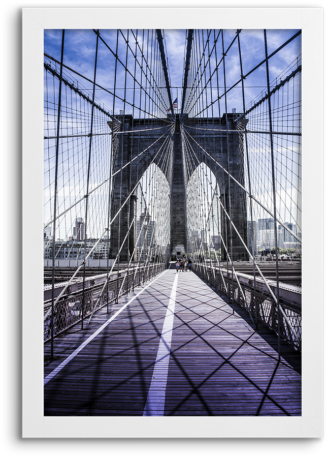 Brooklyn Bridge Symmetry PNG image