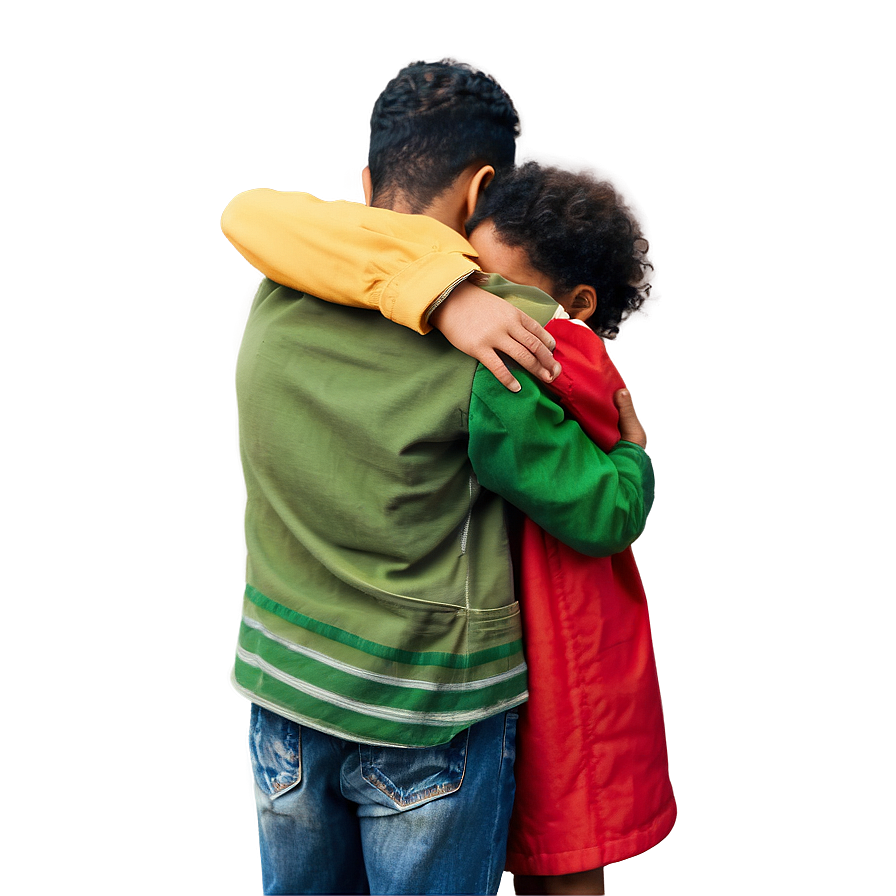 Brother Hugging Png Lcg60 PNG image