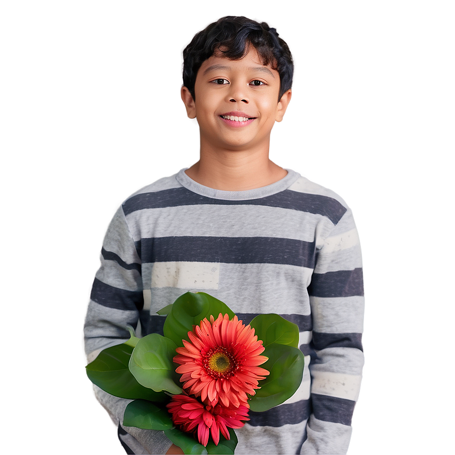 Brother With Flowers Png Kpi56 PNG image