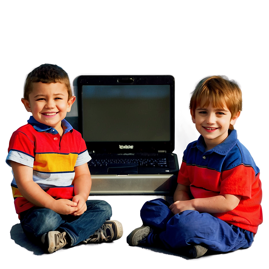 Brother With Laptop Png 06252024 PNG image