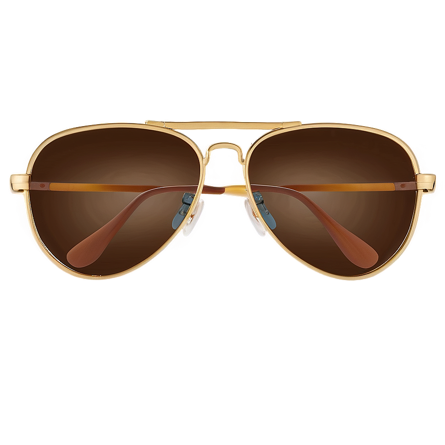 Brown Aviator Sunglasses Png 06202024 PNG image