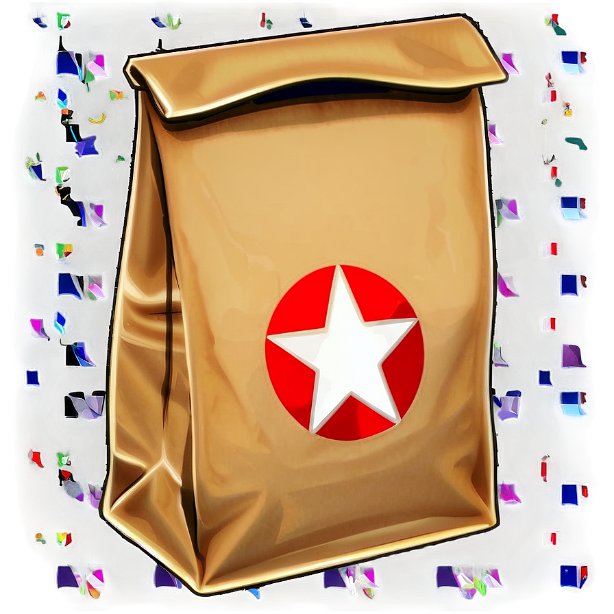 Brown Bag A PNG image