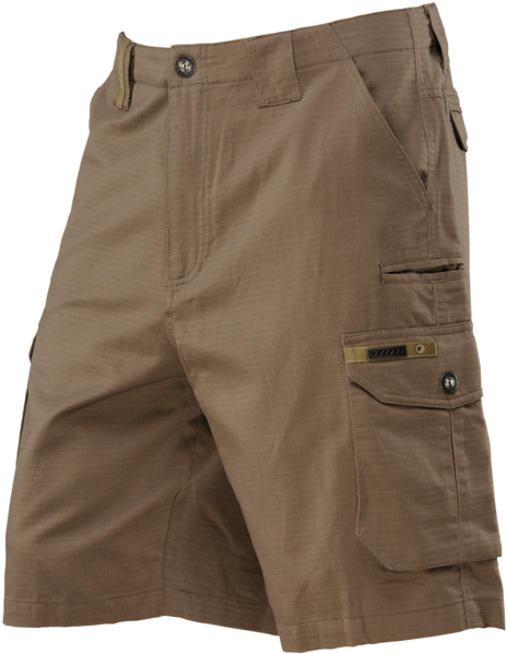 Brown Cargo Shorts Isolated PNG image