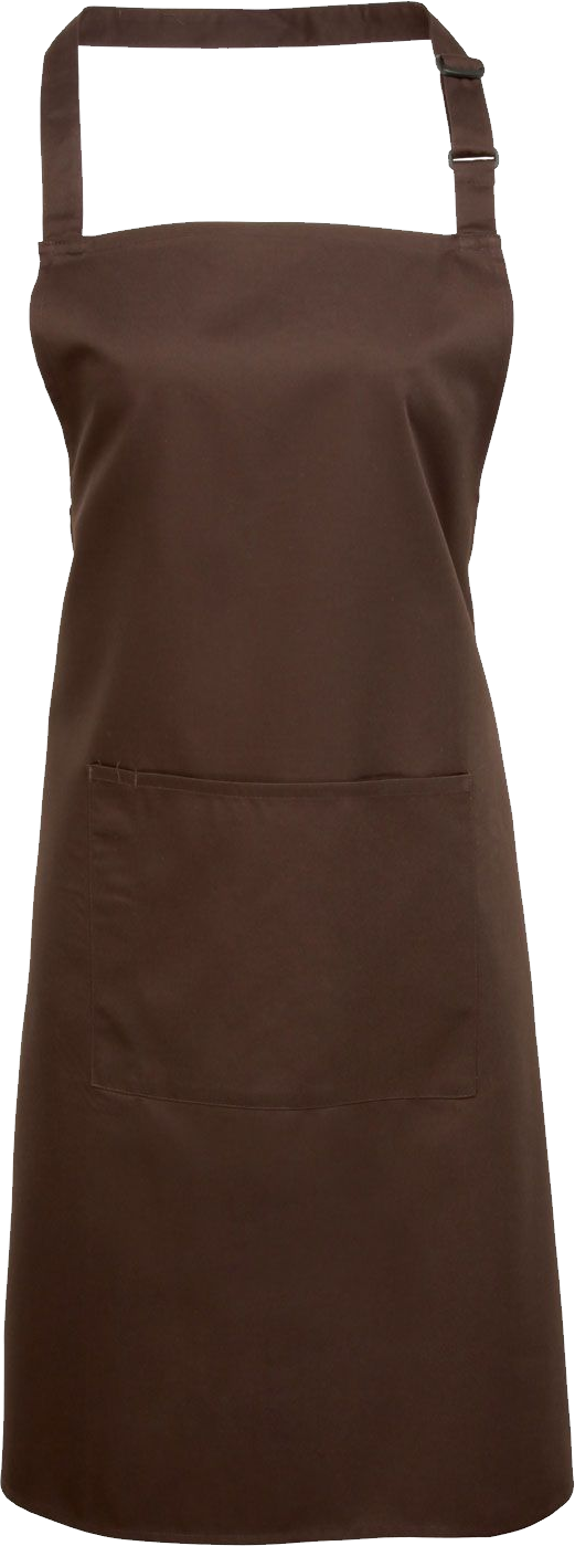 Brown Cotton Apron PNG image