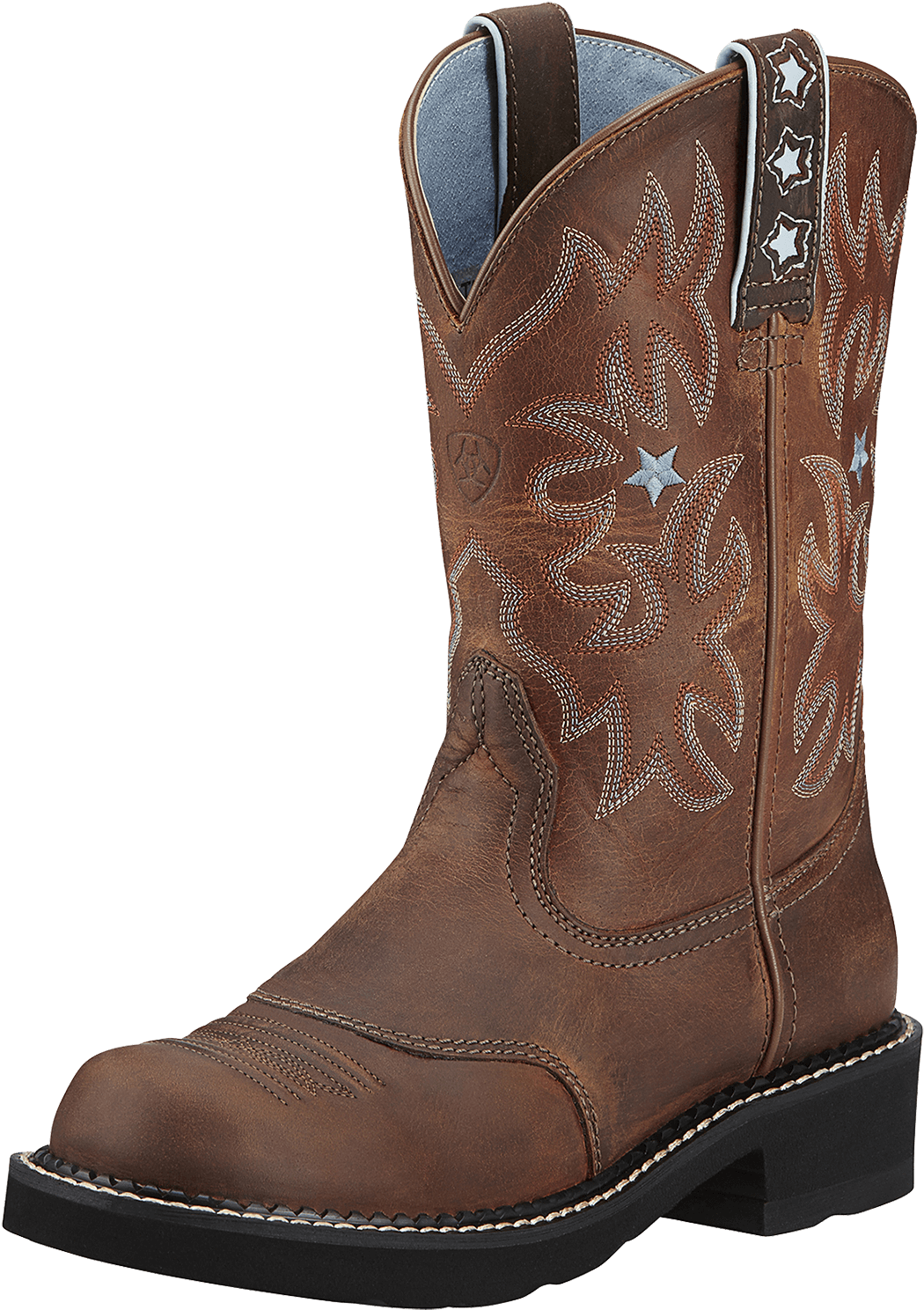 Brown Cowboy Boot Product Image PNG image