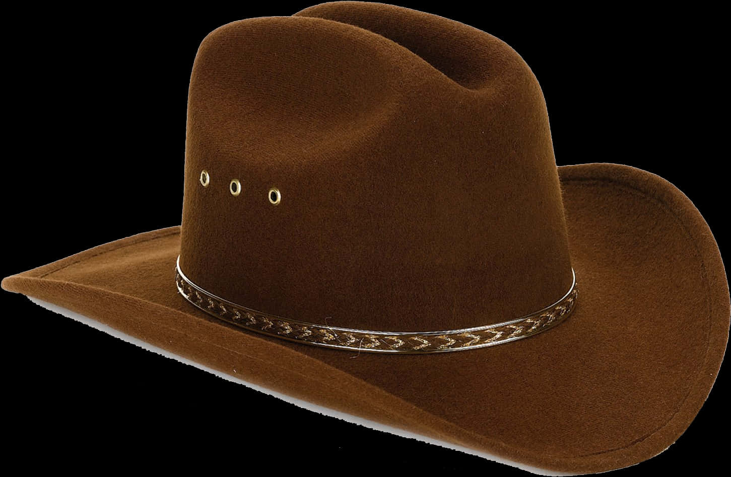 Brown Cowboy Hat Isolated PNG image