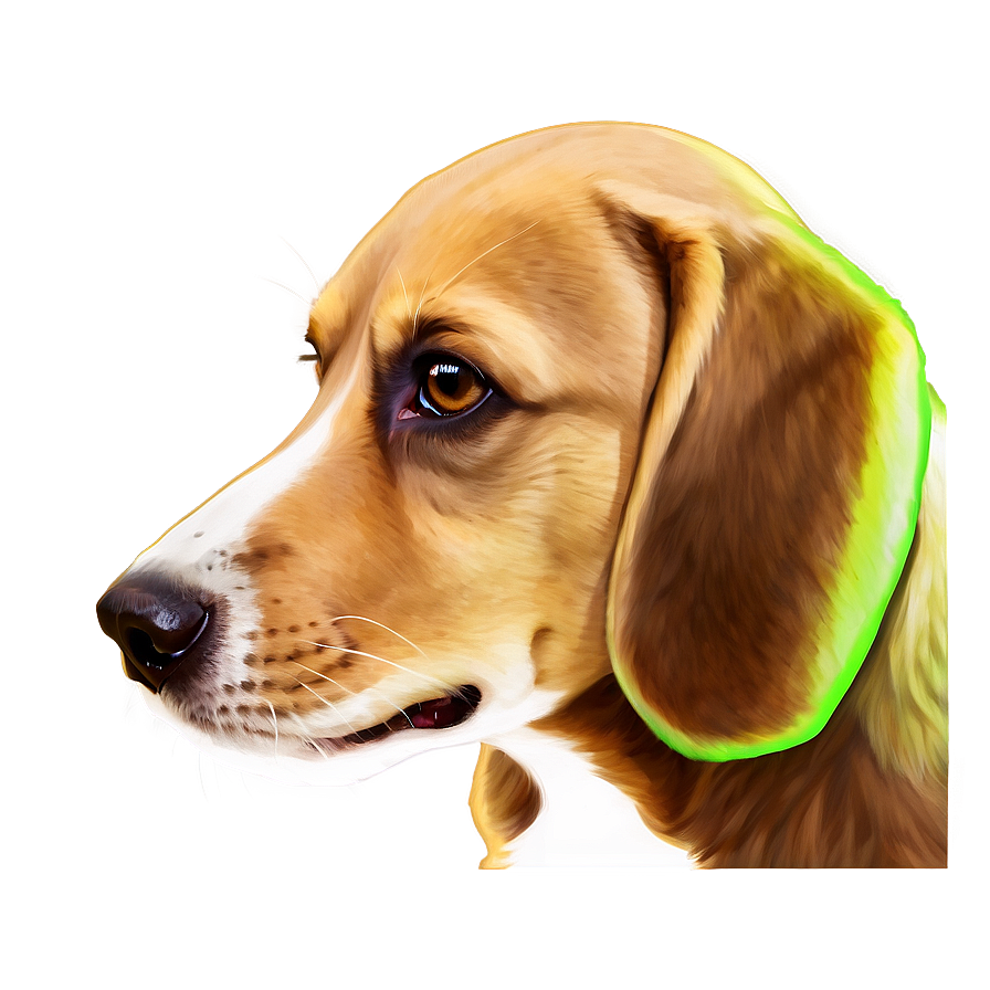 Brown Dog Sniffing Nose Png Sds43 PNG image