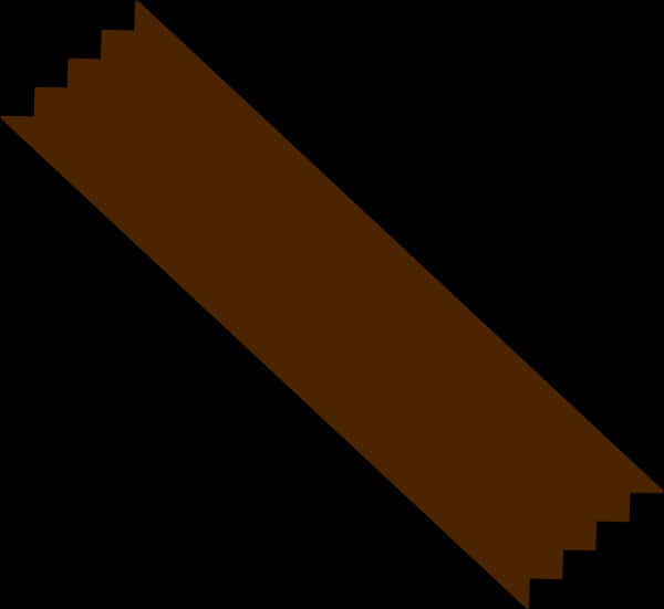 Brown Duct Tape Strip PNG image