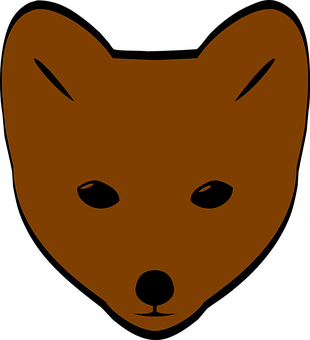 Brown Fox Icon PNG image