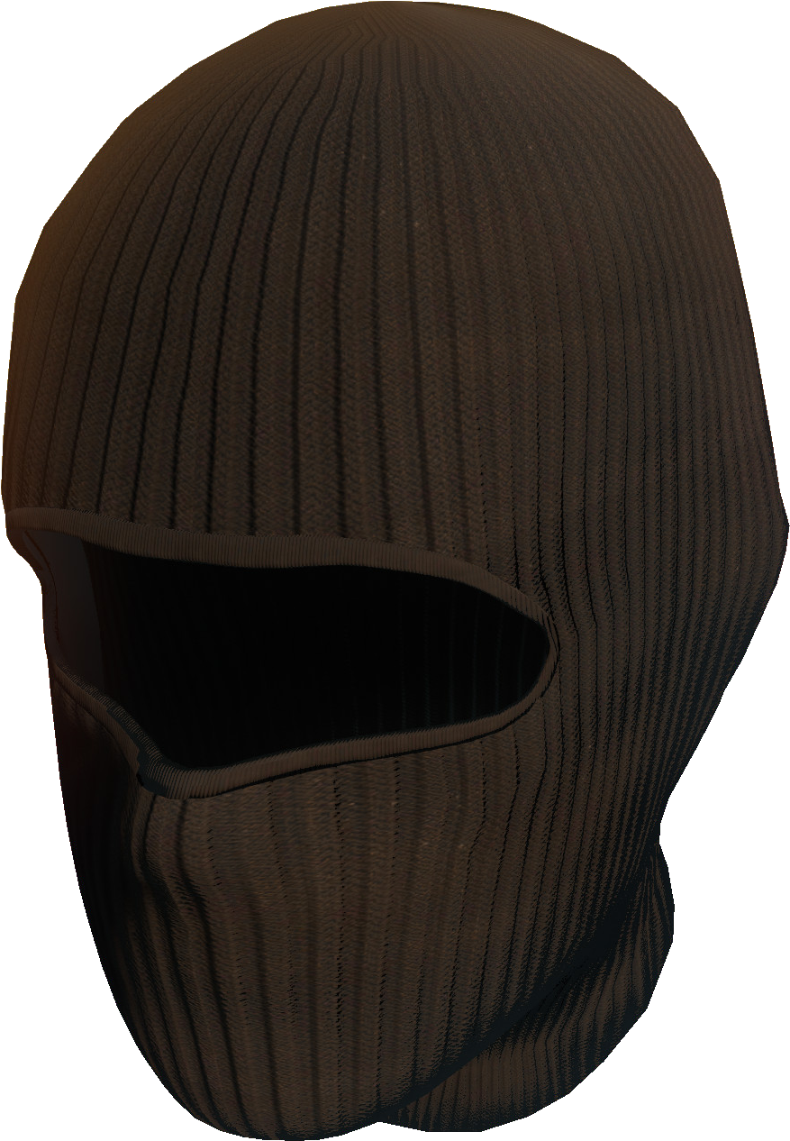 Brown Knitted Balaclava PNG image