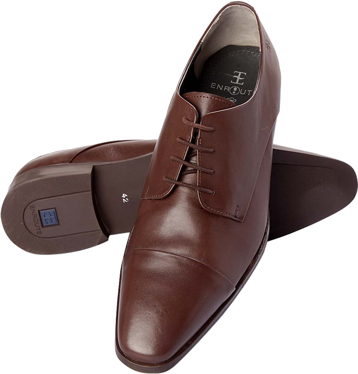 Brown Leather Dress Shoes Men PNG image