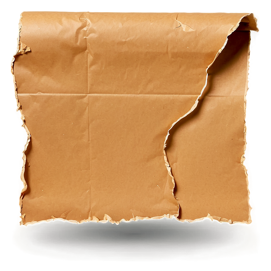 Brown Paper With Torn Edges Png Aih PNG image