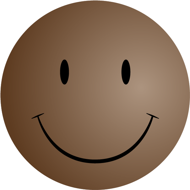 Brown Smiley Face Emoji PNG image