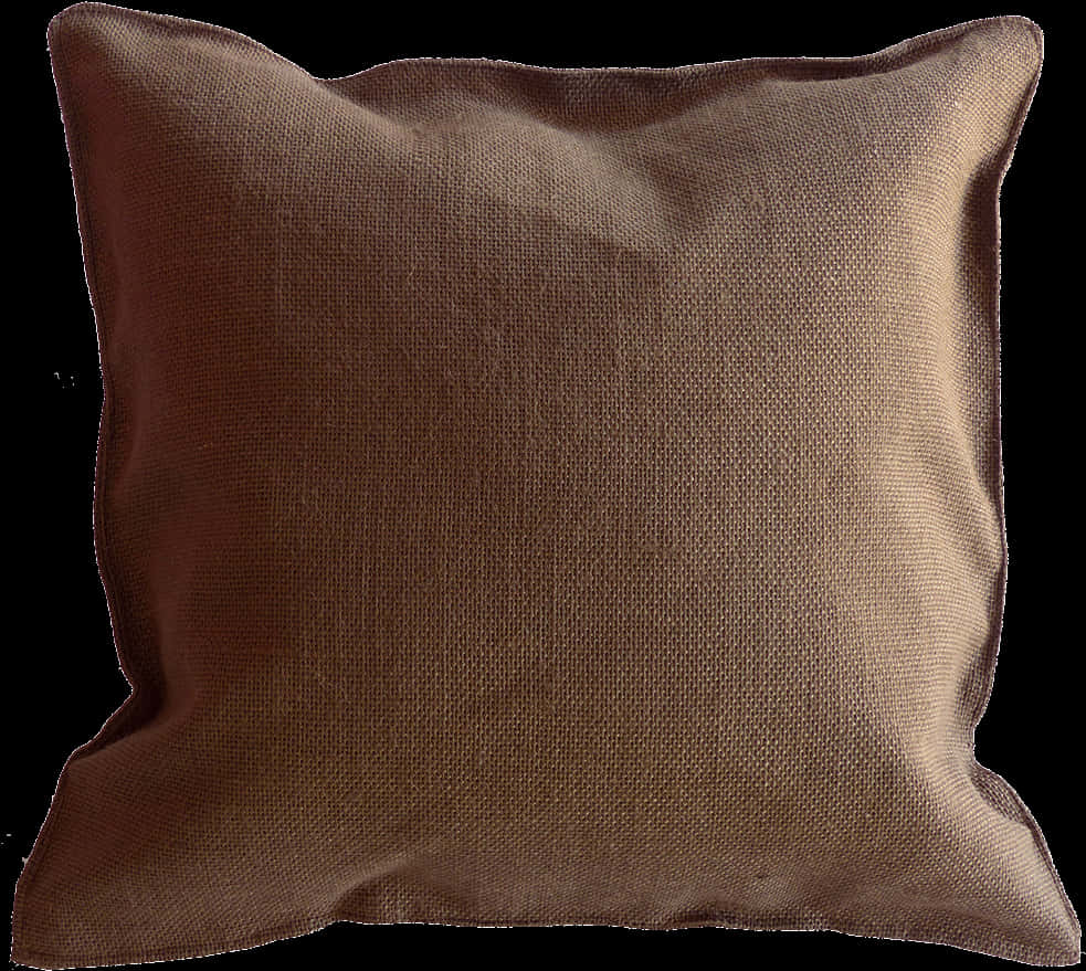 Brown Textured Pillow PNG image
