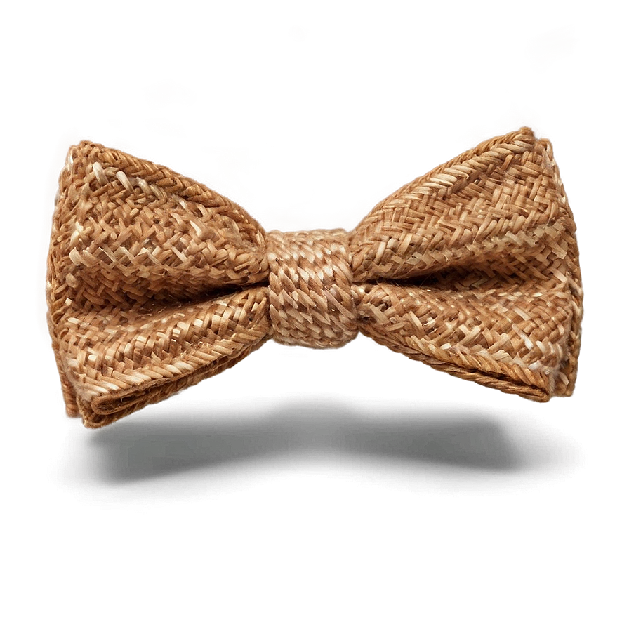 Brown Tweed Bow Tie Png Qxp PNG image