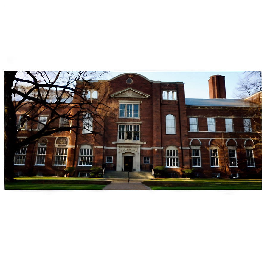 Brown University Campus Sunset Png 06252024 PNG image