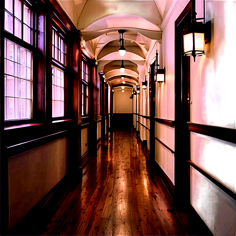 Brown University Historic Hallway Png 06252024 PNG image