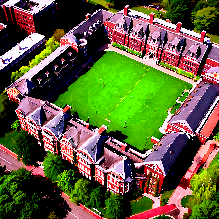 Brown University Quad Aerial View Png Edp PNG image