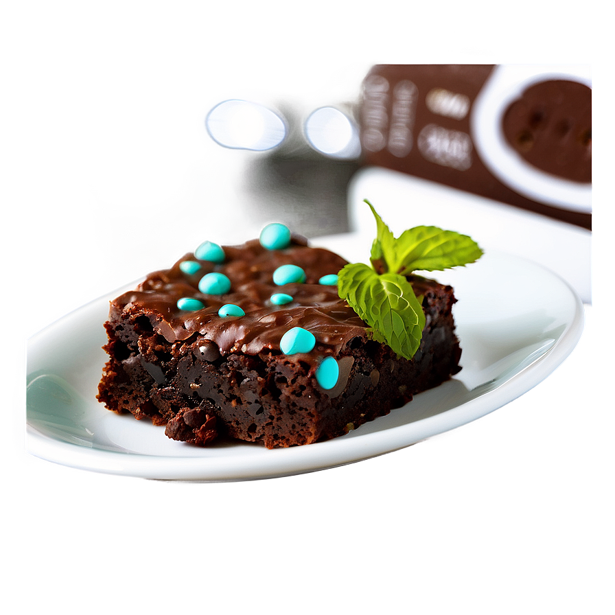 Brownie With Mint Chips Png 25 PNG image